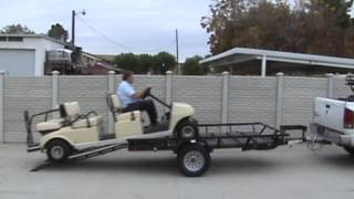 Echo Trailers Golf Cart Video [upl. by Symons]