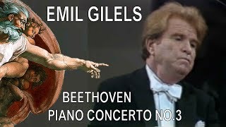 BEETHOVEN Piano Concerto No3  GILELS  BERGLUND 1984 [upl. by Etteuqram]