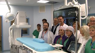 Pavia al San Matteo un nuovo angiografo per interventi mini invasivi [upl. by Aynav]