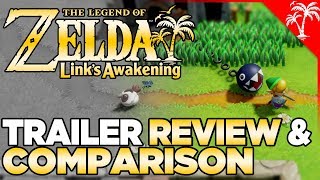 Zelda Links Awakening Switch  Trailer Review amp Comparison [upl. by Ynahpets561]