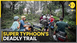 Super Typhoon Yagi pummel Vietnam Four dead  WION [upl. by Karly]