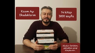 KASIM AYI OKUDUKLARIM14 KİTAP3000 SAYFA [upl. by O'Connor]