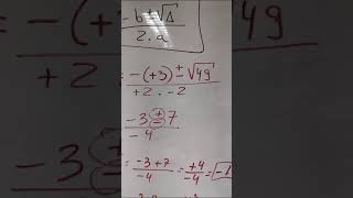 EJA 20242  8a Série  Aula 51  Equação do 2o Grau Completa  Calculando Bháskara  Correção [upl. by Fielding]