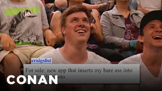 Conan Audience Craigslist Ads For 06282012  CONAN on TBS [upl. by Tomi472]