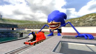 Building a Thomas Train Chased By Cursed Thomas and Friends VS Shin Sonic Tapes in Garrys Mod [upl. by Easton]