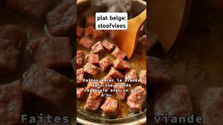 plat belge stoofvlees pizza recettefacile food recipe cuisine pasta recette fruit youtubeu [upl. by Muir]