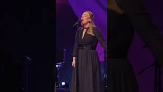 quotAdelequot 💜✨ adele adeleinmunich acapella [upl. by Erlinna]