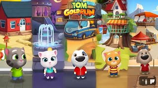 Talking Tom Gold Runner Mobile Game Play  talking tom gold runner 3d Android mobile game play [upl. by Llyrpa]