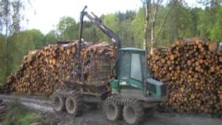 Timberjack 810B Forwarder [upl. by Assiren193]