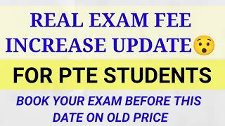 Real Exam Fees increase 😮 For PTE Exam  Book your exam before this Date  Suraj ielts and PTE [upl. by Nnylarac232]