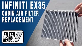 How to Replace Cabin Air Filter 2008 Infiniti EX35 [upl. by Beora277]