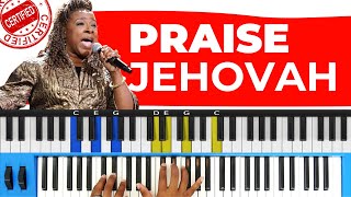 Beverly Crawford Praise Jehovah PIANO TUTORIAL gospel piano tutorials [upl. by Asserak]