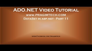 DataSet in aspnet Part 11 [upl. by Liana]