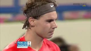 Nadal vs Federer  Abu Dhabi 31122010 Highlights [upl. by Nuaj13]