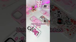 Unboxing capinhas novas ✨🎀 youtubeshorts unboxing gocase [upl. by Einhapets]