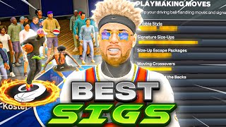 Best DRIBBLE MOVES FOR 5’96’4 BUILDS In NBA 2K25 FASTEST DRIBBLE MOVESSIGS [upl. by Aekin409]