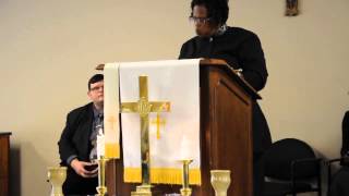 Pastor Monica L Sanders  Hood Theological Seminary part 1 [upl. by Orvah]