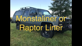 Monstaliner vs Raptor Liner  Which Product is better [upl. by Nelson]