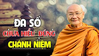 ĐA SỐ Mọi Người ĐANG HIỂU SAI Về CHÁNH NIỆM  Tinh Tấn Chánh Niệm Tỉnh Giác Ht Viên Minh Giảng [upl. by Adnoraj]