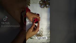 Tutorial dulcero con tubo de cartón detallefemenino hechoamano navidad bolo dulcero idea [upl. by Mylan]