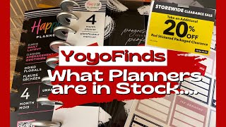 Ive got you a look at what Planners are in Stock at Michaels amp Joanns yoyofinds [upl. by Anilag]