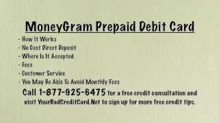 MoneyGram Prepaid Debit Card  Review [upl. by Rico]