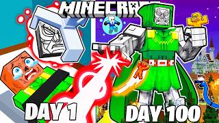 I Survived 100 Days as DOCTOR DOOM in Minecraft [upl. by Dalis]