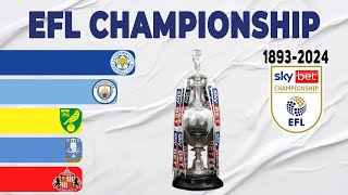 EFL Championship All Winners 18932024 [upl. by Ellenahs376]