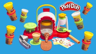 Play Doh Pizza maker  Kitchen Stamp n Top Pizza  LA PIZZERIA [upl. by Leasim]