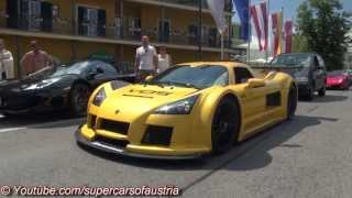 Gumpert Apollo S  Loud Sounds and Accelerations [upl. by Ecirual597]