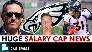 HUGE Philadelphia Eagles Salary Cap News MAJOR Moves Coming Eagles Have 26 MM In Cap Space [upl. by Bev701]