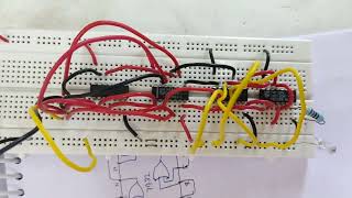 41 Multiplexer practical by using logic gates ICs [upl. by Milde]