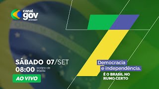 🔴 DESFILE DE 7 DE SETEMBRO  Democracia e Independência [upl. by Artema]