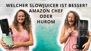 Der ultimative Test Amazon Chef vs Hurom H320N [upl. by Madalyn]