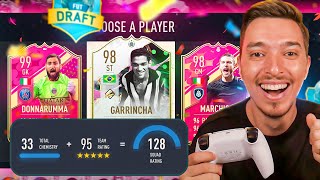 DRAFTUL VISURILOR MELE DE 128 195 RATING CU CEI MAI BAZATI JUCATORI FUTTIES  FIFA 23 ROMANIA [upl. by Garvey578]