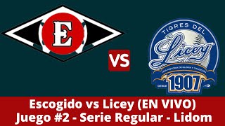 Escogido vs Licey en vivo  Serie Regular  Lidom [upl. by Alli]