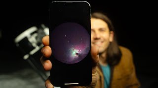 How to Capture Orion Nebula with an iPhone and a Telescope [upl. by Ellenar]