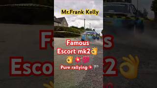 Frank Kelly Escort MK2 FrankKellyRallying 👌💥motorsport rally racing shorts [upl. by Annayar]