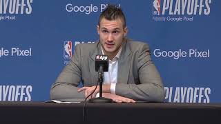 Danilo Gallinari PostGame Interview  Indiana Pacers vs Milwaukee Bucks [upl. by Dewayne767]