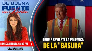 Trump revierte la polemica de laquotBASURAquot De buena fuente con Marian [upl. by Brecher]