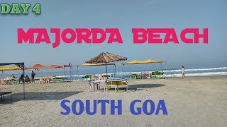 Majorda Beach South Goa ।। Day 4।। Nice and peaceful Beach ।। Harry Dhillon [upl. by Airamak991]