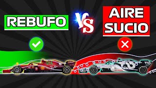 Por qué es Tan DIFÍCIL ADELANTAR en la F1 ⛔ REBUFO vs AIRE SUCIO DIFERENCIAS Aerodinámica Formula 1 [upl. by Eidda]