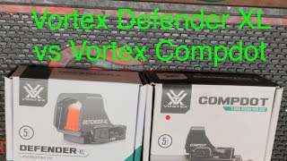 Vortex Defender XL vs Vortex Compdot [upl. by Eniretak]