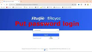 How to configure Router Ruijie set internet WIFI  change LAN 2024 [upl. by Ennoval]