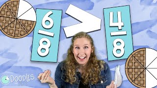 Comparing Fractions for Kids  Easy Math Lessons [upl. by Turk]