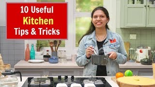 किचन के उपयोगी टिप्स  10 Useful Kitchen Tips and Tricks in Hindi  Kabitaskitchen [upl. by Aliekat]