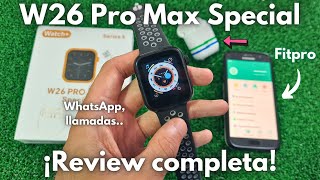 💥 W26 Pro Max Special Series 8  Características y Configuración COMPLETA  Fitpro [upl. by Ylicec]