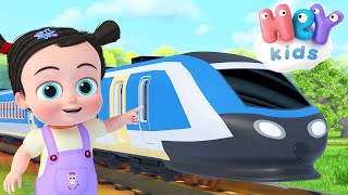 De Trein kinderliedje 🚂 Treinen kinderfilmpjes  HeyKids  Kinderliedjes [upl. by Eldreda]