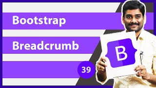 Bootstrap Breadcrumb  Bootstrap 5 Tutorial 39 [upl. by Claribel915]