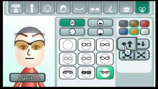 Making Miis in the Mii Channel [upl. by Eenal]